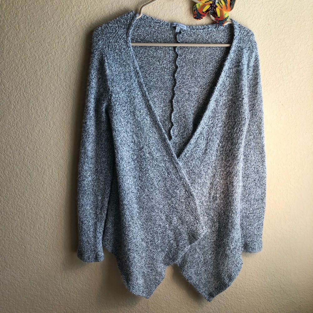 Charlotte Russe Cardigan, Small, Heathered/Marled, light weight, pet/smoke free
